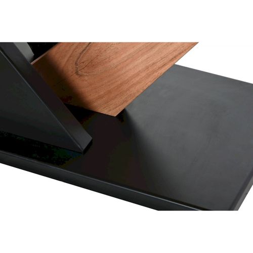 Table Basse Acacia Et Métal Élégance Contemporaine