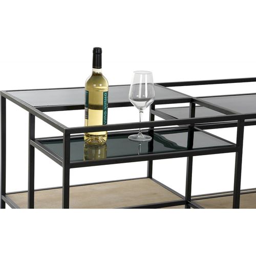 Table Basse Élégance Bois Et Métal Pour Salon