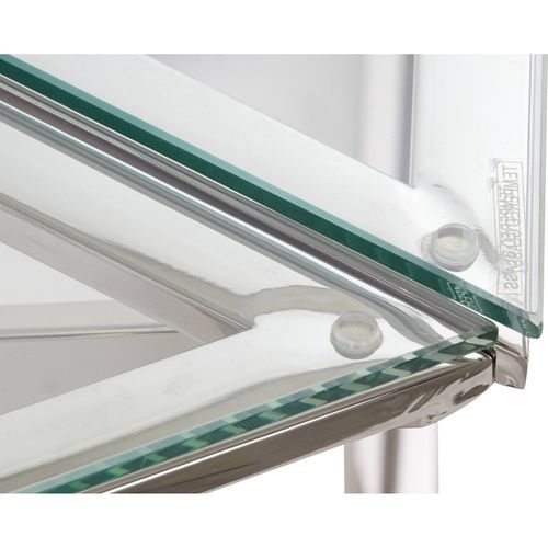 Table Basse Design En Verre Et Acier Élégant