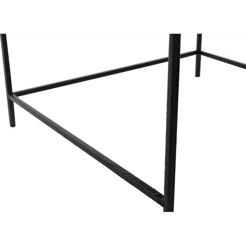 Table Basse Élégance Dorée Et Finition Noire Premium