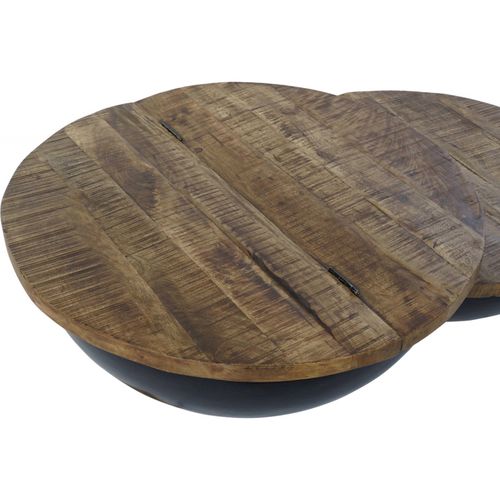 Table Basse Élégance Bois Et Métal Pour Salon Moderne