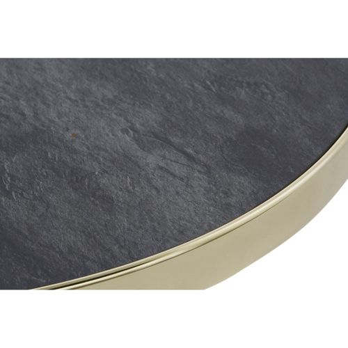 Table Basse Chic En Verre Et Acier Effet Marbre