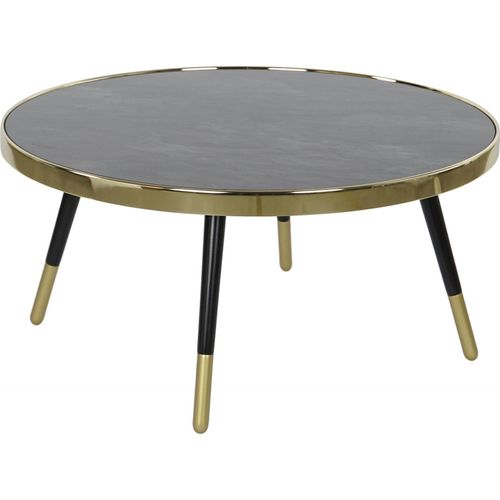 Table Basse Chic En Verre Et Acier Effet Marbre