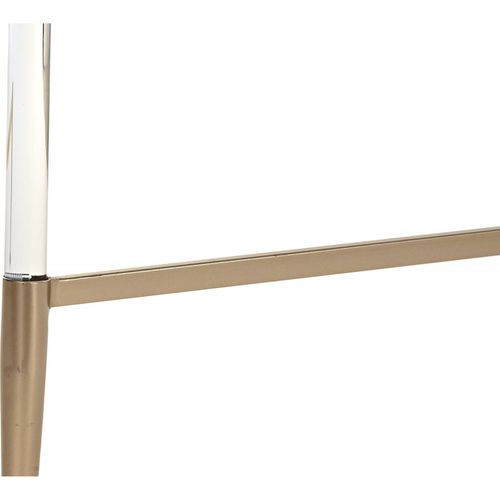 Table Basse Élégance Dorée Et Transparence Chic