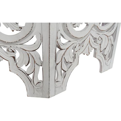 Table Basse Design Blanc Vieilli Élégante Et Raffinée