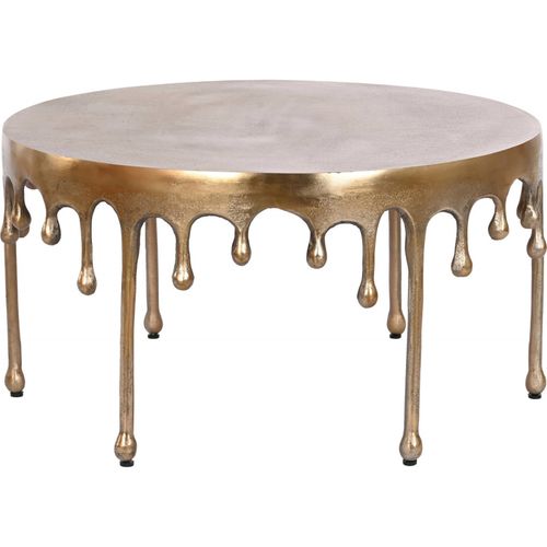 Table Basse Élégance Dorée Pour Salon Chic Et Moderne