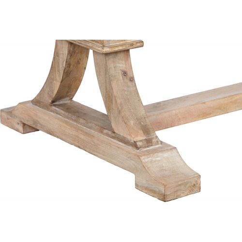 Table Basse Élégance Bois De Manguier Blanc