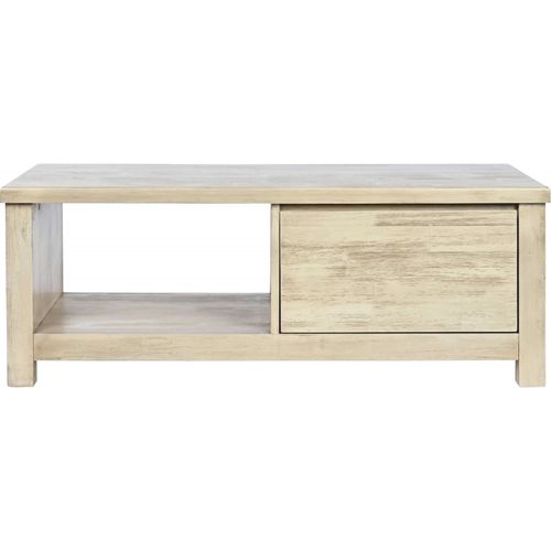 Table Basse Chic En Acacia Pour Salon Élégant