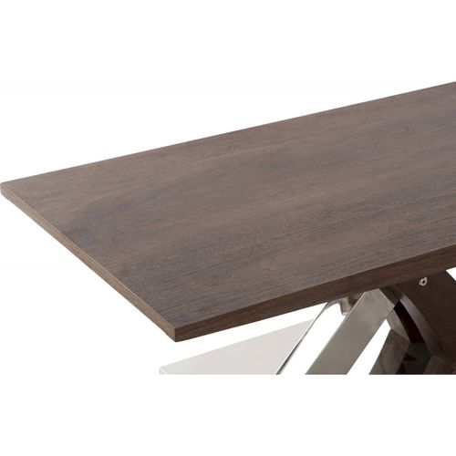 Table Basse En Bois Design Et Acier Élégant