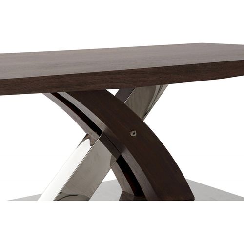 Table Basse En Bois Design Et Acier Élégant