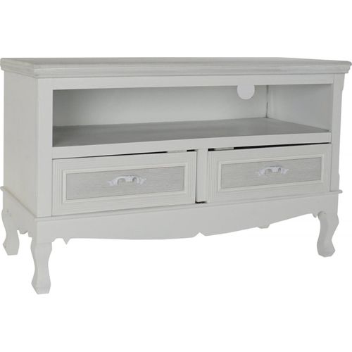 Table Basse Élégante Blanche Avec Rangement Intégré