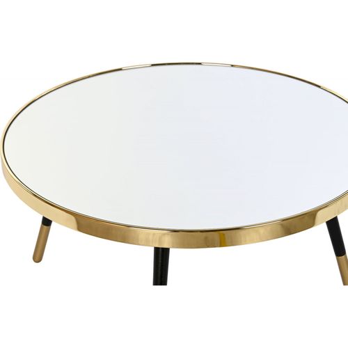 Table Basse Élégance Moderne En Acier Doré