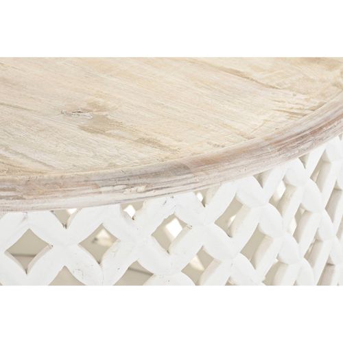 Table Basse En Bois Blanc Élégante Et Moderne