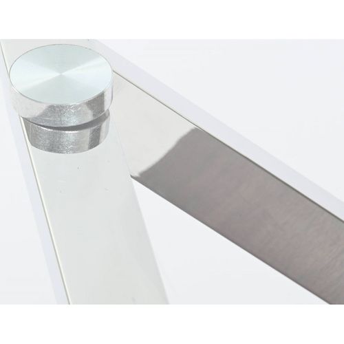 Table Basse Élégance Moderne Finition Bois Et Acier