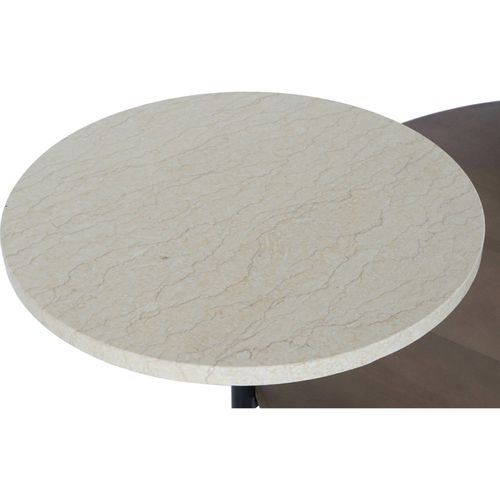 Table Basse Élégance Marbre Et Métal Pour Salon Chic