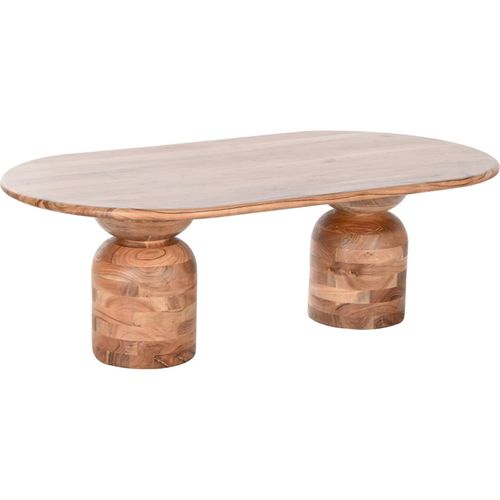 Table Basse Élégance Naturelle Marron En Acacia