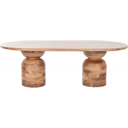 Table Basse Élégance Naturelle Marron En Acacia