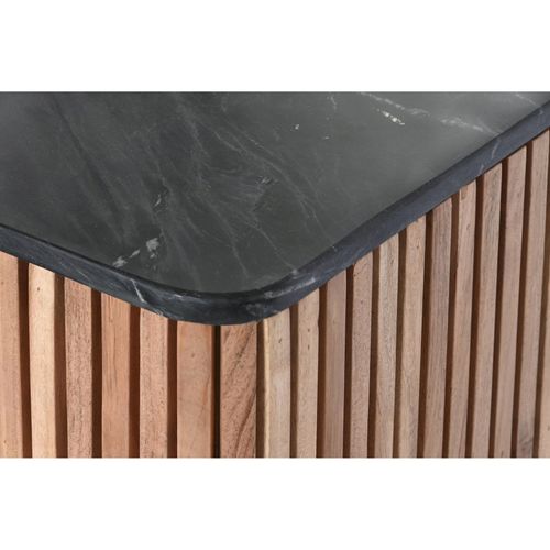 Table Basse En Marbre Et Acacia Élégance Naturelle