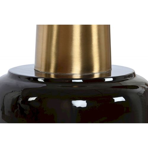 Table Basse En Verre Avec Touches Dorées Élégantes