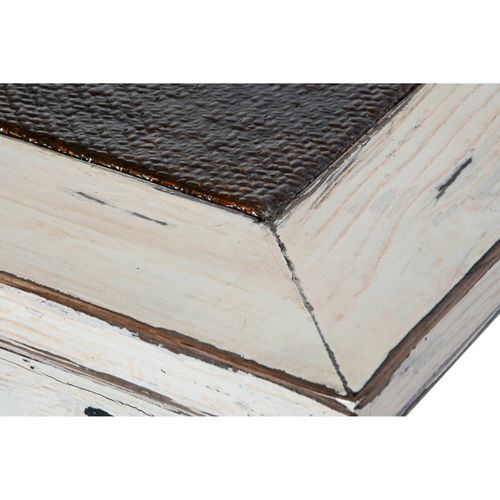 Table Basse Élégance Olmo Et Rattan Effet Vieilli