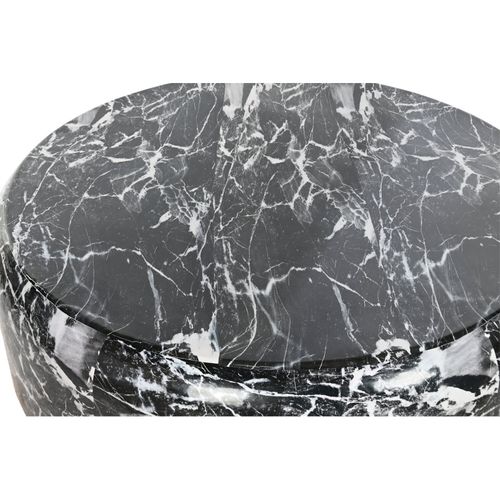 Table Basse Marbre Noir Éclat Doré Pour Salon Chic