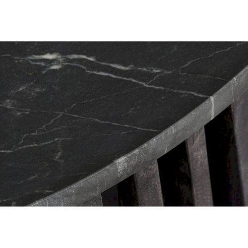 Table Basse Marbre Noir Élégance Intemporelle