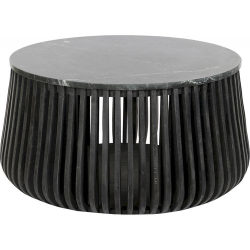 Table Basse Marbre Noir Élégance Intemporelle