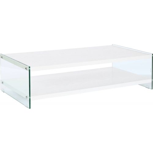 Table Basse Verre Trempé Blanc Élégance Design