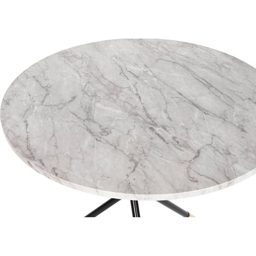 Table D'appoint Chic Effet Marbre Et Touche Dorée