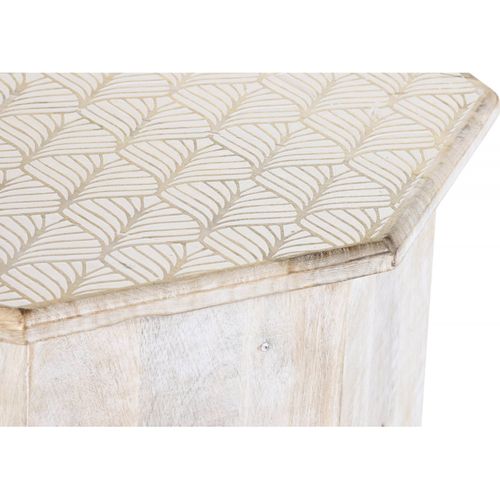 Table D'appoint Mango Élégante Effet Vieilli