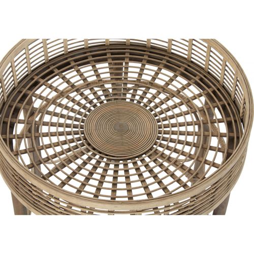 Table D'appoint En Rotin Tressé Pour Une Élégance Naturelle