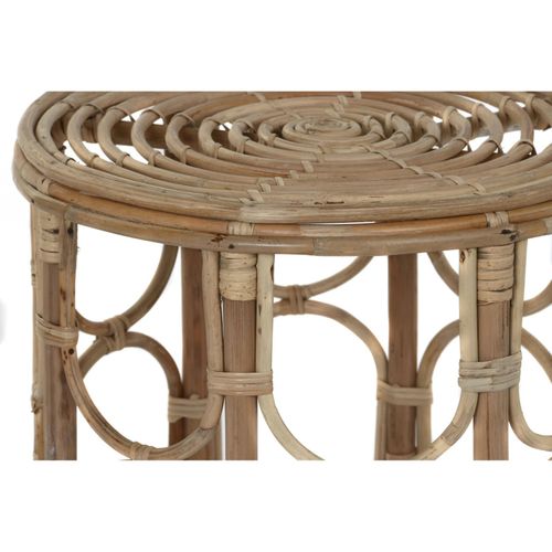 Table D'appoint Rotin Naturel Pour Intérieur Cosy