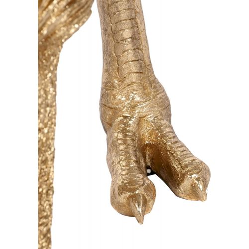 Table D'appoint Résine Dorée Design Élégant