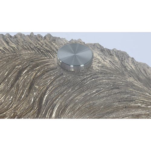 Table D'appoint Résine Dorée Design Élégant