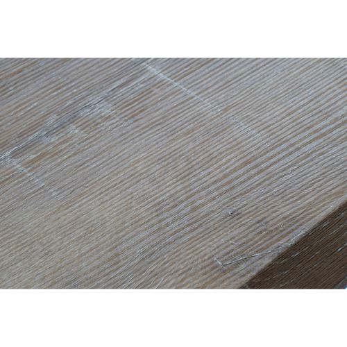 Table De Salon Élégante En Bois Et Verre Marron