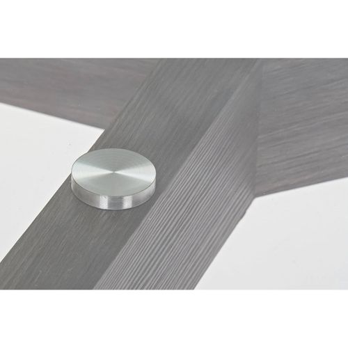 Table De Salon Design En Verre Gris Élégant