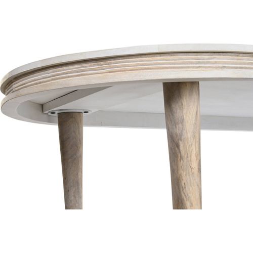 Table à manger Chic Blanc Doré Élégance Moderne