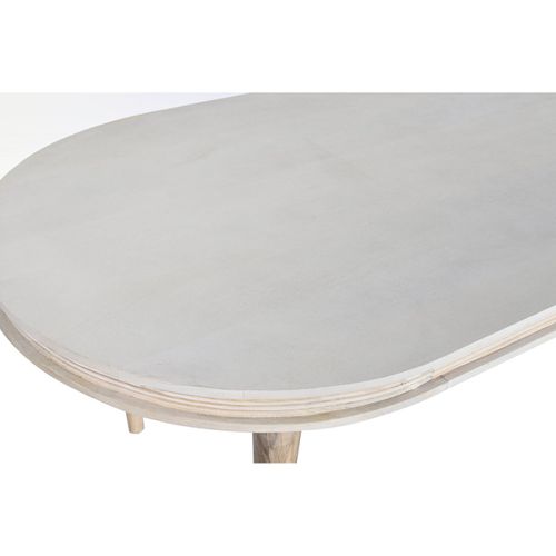 Table à manger Chic Blanc Doré Élégance Moderne