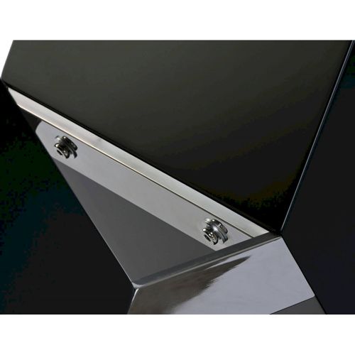 Table à manger Design En Verre Trempé Noir Chic