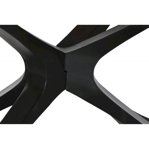 Table De Salon En Acacia Élégance Et Métal Robuste