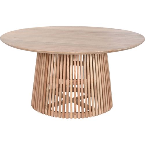 Table à manger Élégante Ronde En Mindi Naturel