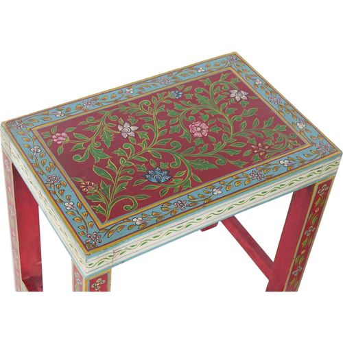 Table Gigogne Colorée Et Artisanale Unique