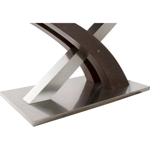 Table à manger Extensible Épurée Et Bicolore