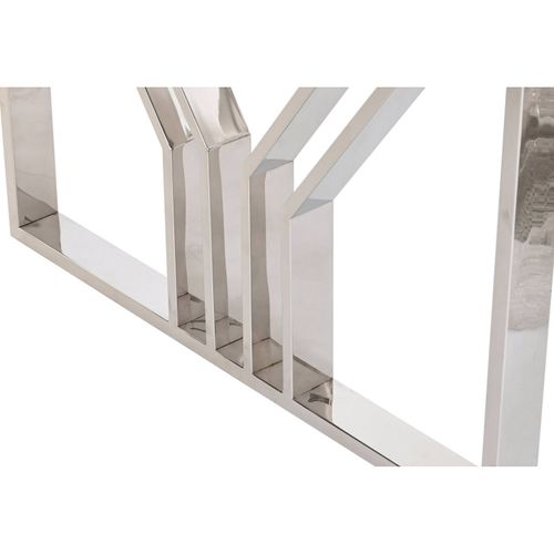 Table à manger En Verre Et Métal Pour Déco Moderne