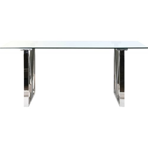 Table à manger En Verre Et Métal Pour Déco Moderne