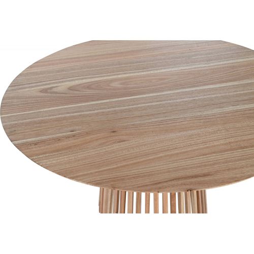 Table à manger Ronde En Bois Mindi Élégance Naturelle