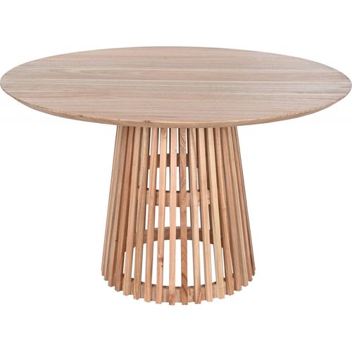 Table à manger Ronde En Bois Mindi Élégance Naturelle