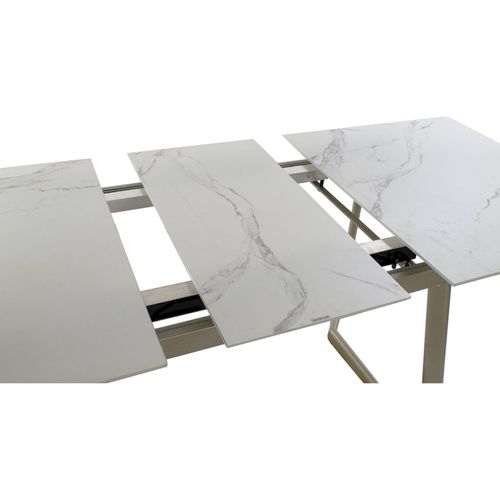 Table à manger Verre Élégance Contemporaine Extensible