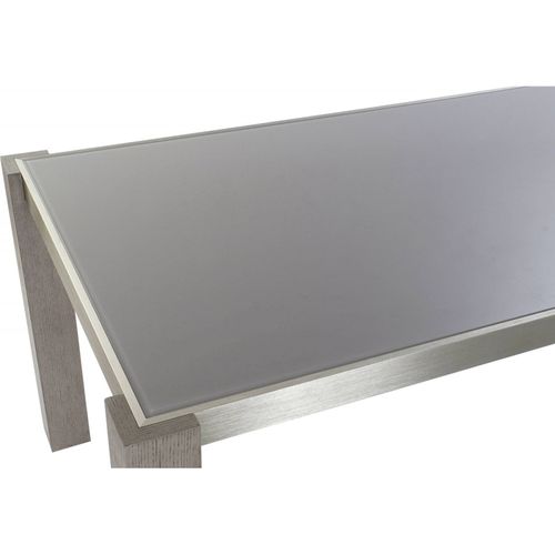 Table Salon Chêne Gris Aluminium Élégance Et Style