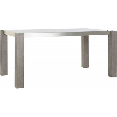 Table Salon Chêne Gris Aluminium Élégance Et Style